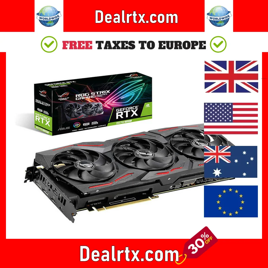 USED ASUS ROG STRIX GeForce RTX 2070 8Go GAMING