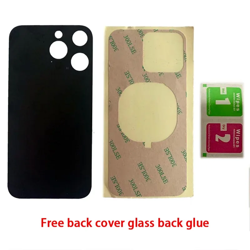 Back Glass For iPhone X 5.8 inch Back Glass Panel Battery Cover Big Hole Camera Rear Glass For A1865,A1901,A1902 Repair Parts