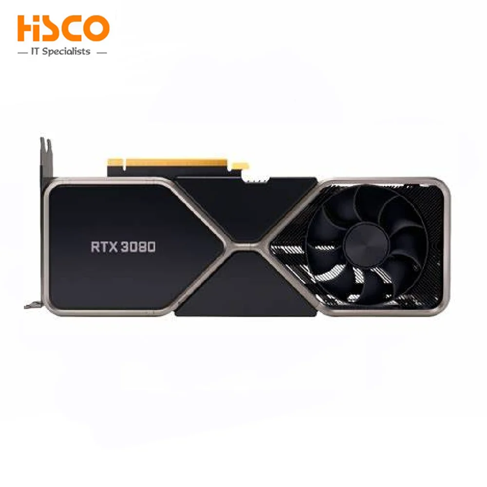 بطاقة رسومات NVIDIA GeForce RTX 3080 Founders Edition سعة 10 جيجابايت GDDR6X مستعملة