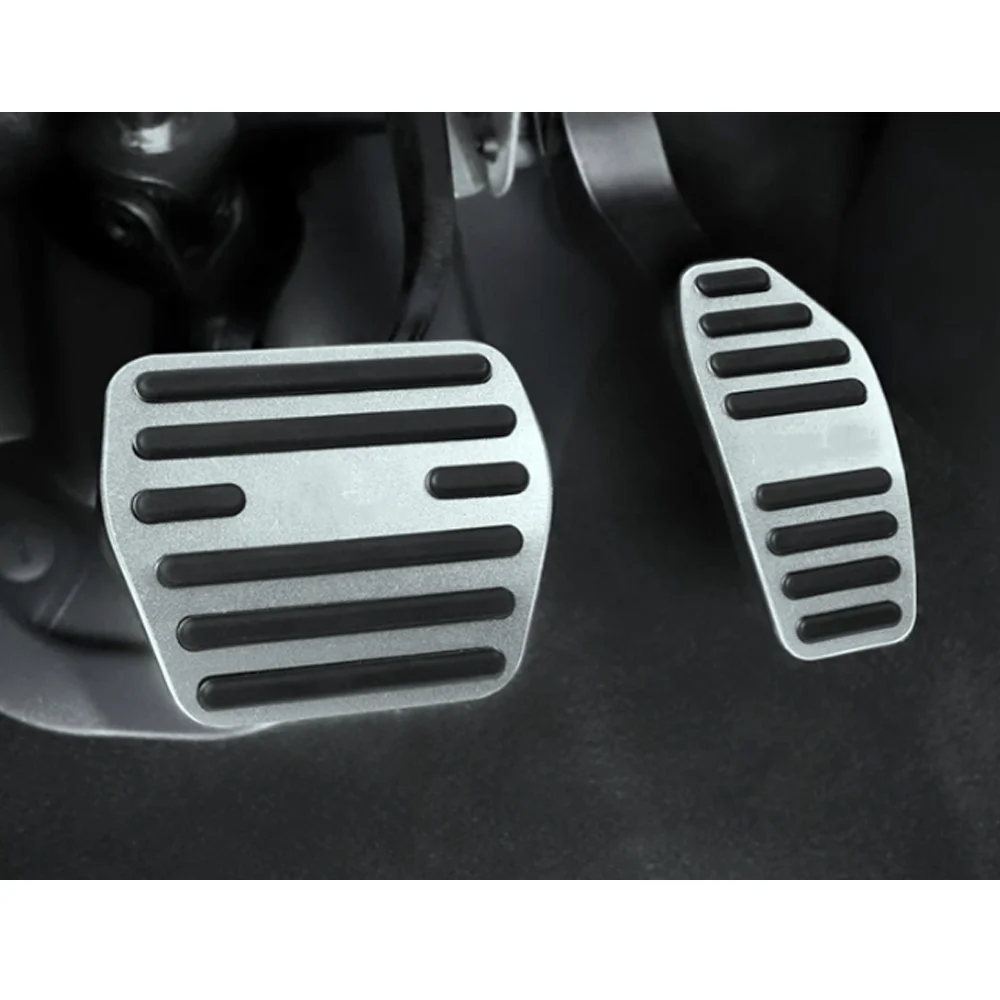 For Nissan Kicks P15 2018~2024 2022 2023 Car Foot Pedal Pads Covers Brake Gas Aluminum Alloy Pedal Anti-Slip Interior Accessorie