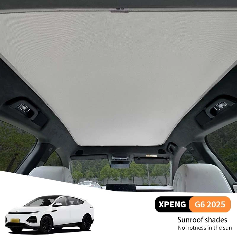 

For Xpeng G6 2025 Car Sunroof Shades Cover Nano ice Anti-UV Resistance Thermal Insulation Protection High Temperature Isolate