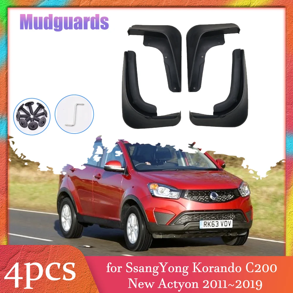 

Брызговики для SsangYong Korando C200, новинка Actyon 2011 ~ 2019, 2012 2013 2014 2015 2016 2017 2018 брызговики, брызговики, крышка, брызговики, аксессуары для переднего и заднего крыла