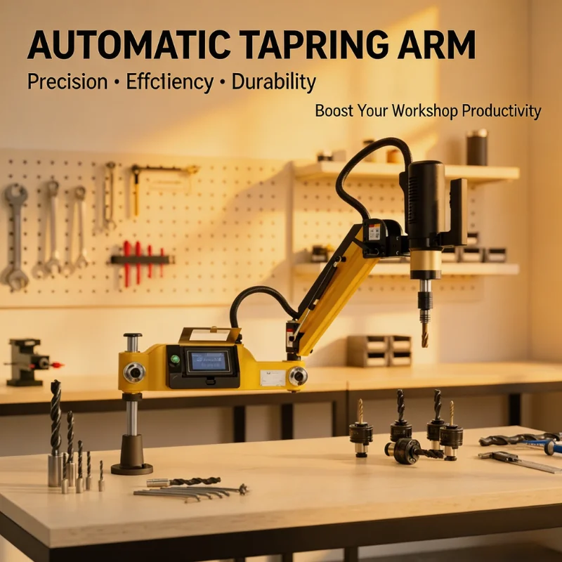 M2-M10 M12 Vertical Universal Electric Tapping Machine 600W 220V Threading Power Tool with Easy Arm with Chucks