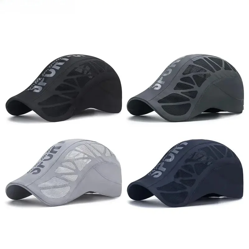 AliExpress Patchwork Cycling Hat Summer Sports Caps Breathable Painter Cap Mesh Breathable Berets Unisex Outdoor Casual Visors Hats Helmet