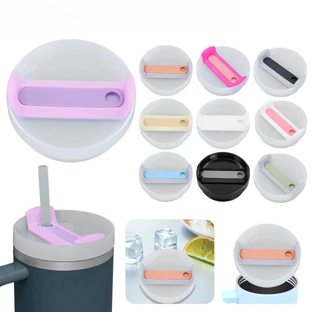 40 Oz pour Stanley couvercle de bouteille d'eau thermique tasses à café bouchon de paille rabattable remplacement tasses anti-déversement couvercle de gobelet accessoires