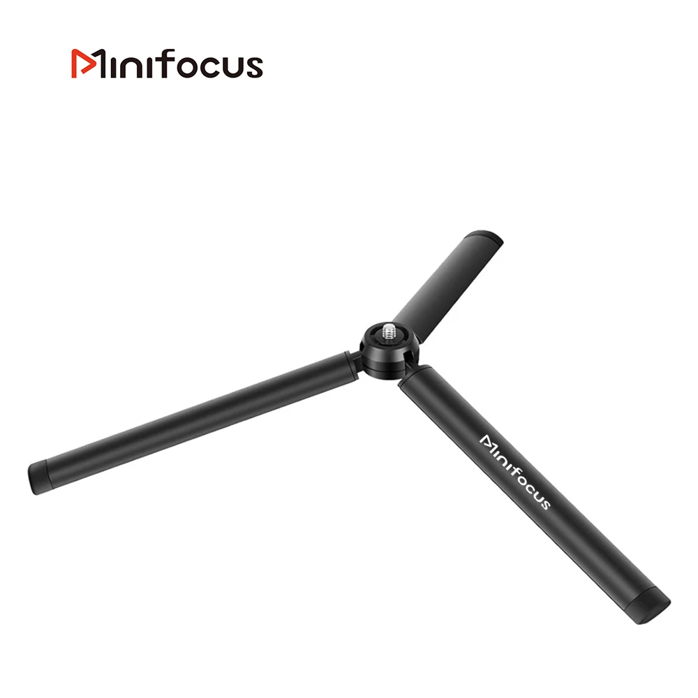 Metal Mini Tripod Stand for DJI Zhiyun Feiyu Gimbal Handle Grip Stabilizer DSLR Camera Monopod Tabletop Handheld with 1/4” Screw