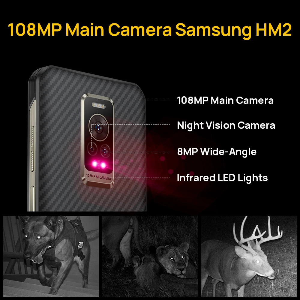 Imagem -04 - Ulefone-armor 17 Pro Night Vision 16 gb Ram 256gb Romhelio G99 4g 120hz 108mp Android 12 66w Nfc Global