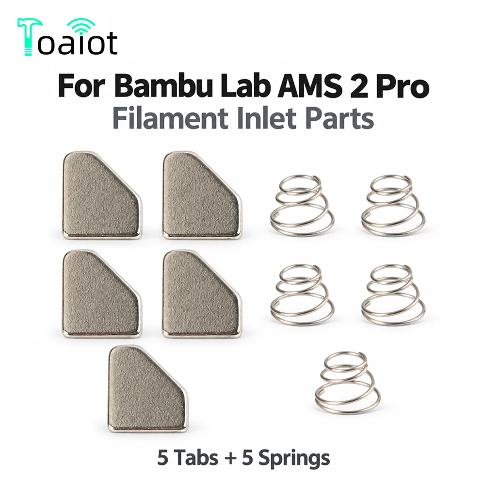 For Bambu Lab AMS 2 Pro Filament Inlet Parts Precision Replacement Set  And Stable Spring Tension For AMS 2 Pro 3D Printer