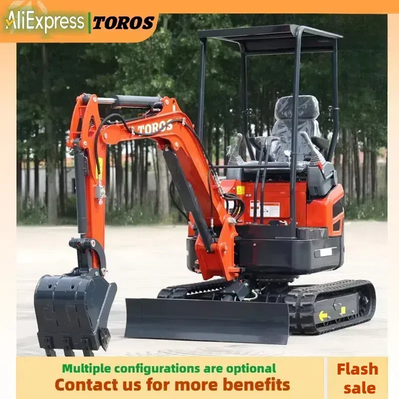 

TOROS Agricultural Excavator Manufacturer 1.2Ton High-Quality With Famous Brand Engine Customization For Sale