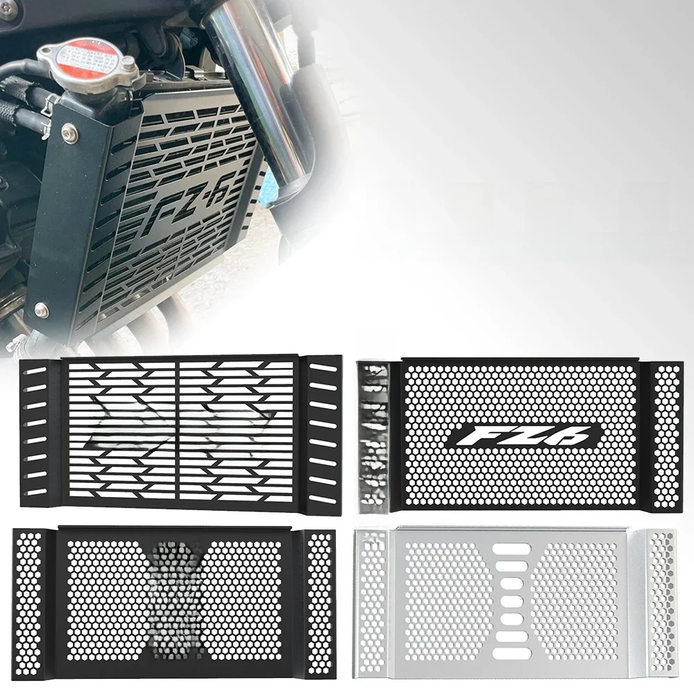 Couvercle de calandre de protection de radiateur pour Yamaha FZ6 FAZER 600 FZ6S FZ6N FZ6 S/N FAZER600 2004 2005 2006, accessoires de moto