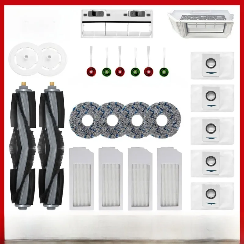 Ecovacs Deebot X1/ T10 OMNI / TURBO Robot Vacuum Cleaner Parts Mop Dust Bag Hepa Filter Main Side Brush Dustbin