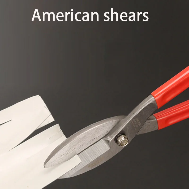 Metal Sheet Cutting Scissor Multi-purpose Industrial Scissors Tin Snips Aluminum Steel Cutter Shears Hand Tools 8/10/12Inch