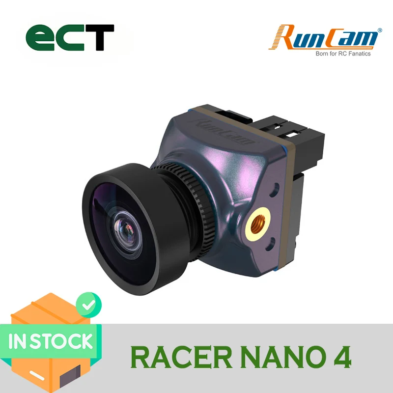 

RunCam Racer Nano 4 1200TVL Super WDR CMOS Sensor Waterproof LED Lighting Track Mode FPV Camera NTSC/PAL for RC Racing Drone