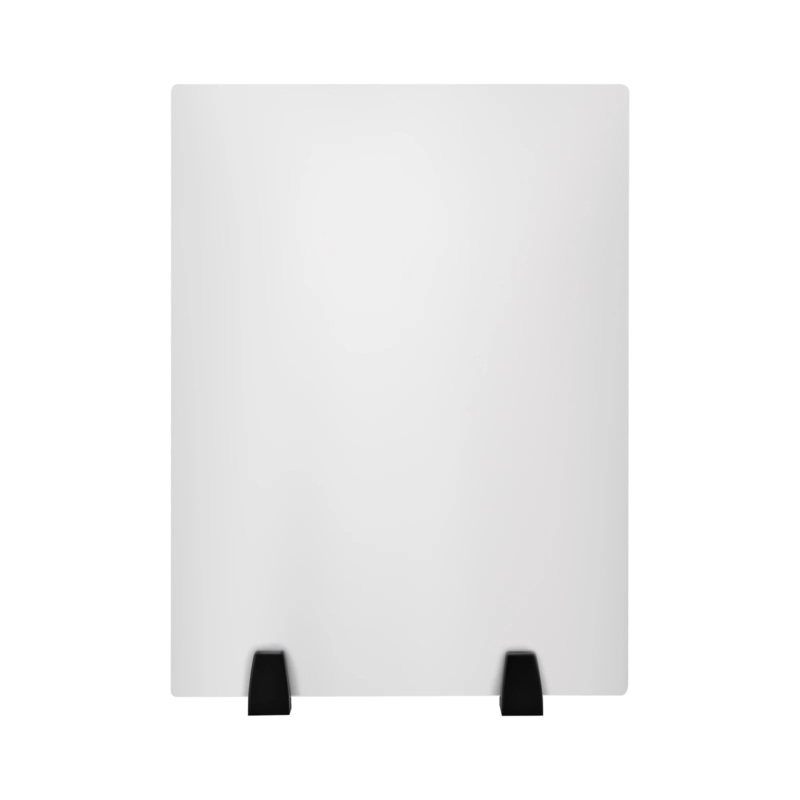 

Dual Frosted Plexiglass 24 x 18 inch Clamp-on Desk Privacy Panels, Acrylic Cubicle Desk Dividers, Office Partitions, 2 pcs