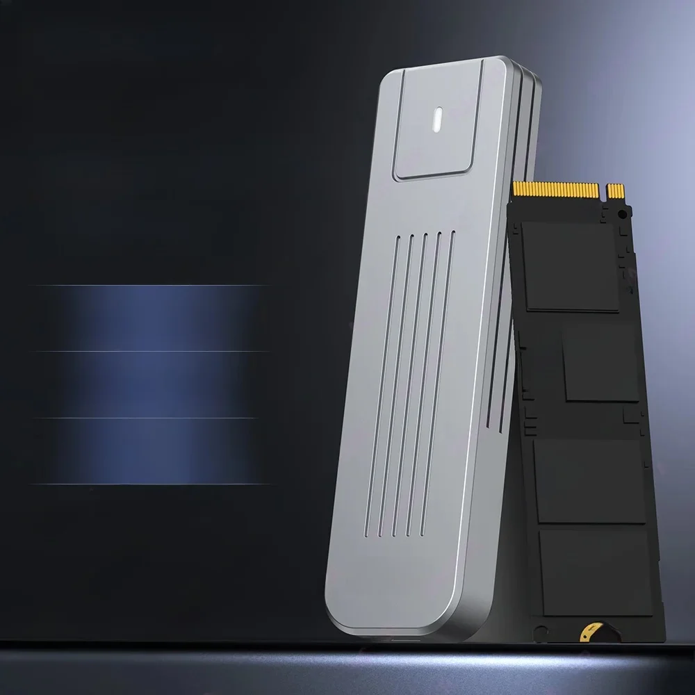 RAGEER M.2 NVMe SSD Enclosure,  USB Type C Gen2 10Gbps PCIe SSD Aluminum External Case for NVME PCIE SSD 2280 2260 2242 2230