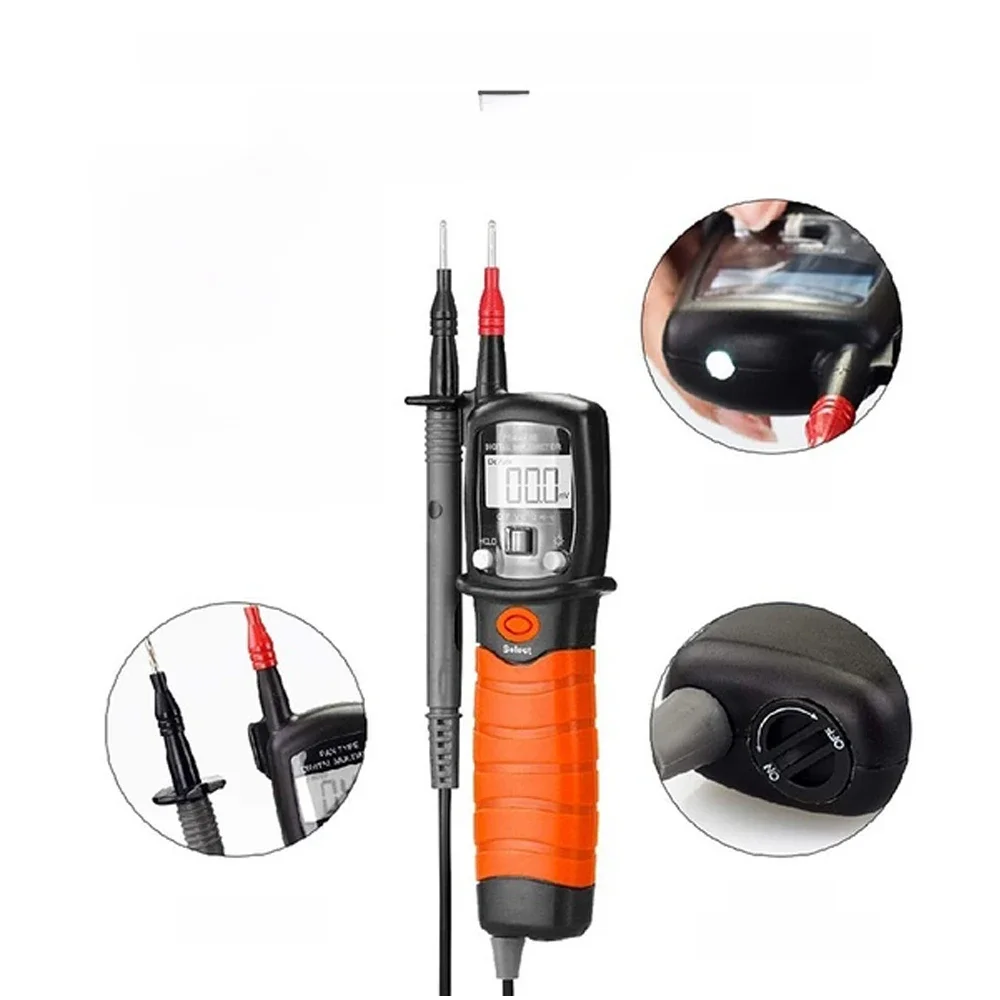 BTMETER BT-38B, multimetr cyfrowy ręczny typu pióro, podświetlany wyświetlacz LCD, woltomierz DC/AC, miernik napięcia, tester ciągłości — zdjęcie 2