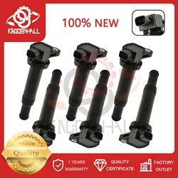 4/6PCS 27301-3E400 UF558 Ignition Coil For Hyundai Santa Fe Kia Optima Rondo 2.4L 2.7L 2006-2010 27301 3E400 273013E400 5C1624