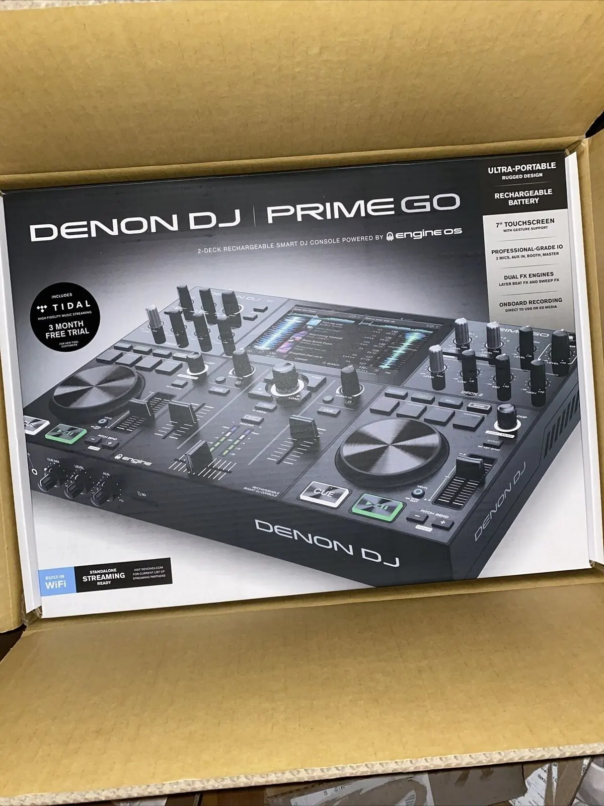 

РАСПРОДАЖА EMBER на умную DJ-консоль Denon DJ PRIME GO с аккумуляторной батареей с сенсорным экраном HD