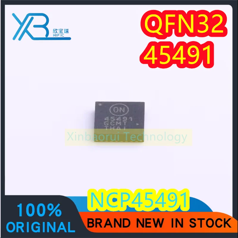 

(5/20pieces) NCP45491XMNTWG NCP45491 Parts Mark 45491 QFN-32 Imported Monitoring and Reset Chip Brand New Original Electronics