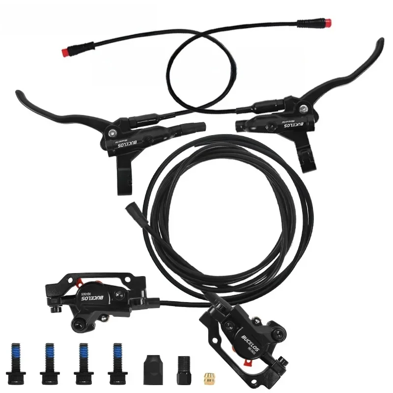 AliExpress BUCKLOS Ebike Hydraulic Disc Brake Set Bicycle Power Control Shifter Electric Scooter Bike Hydraulic Brake Folding Cycling Parts
