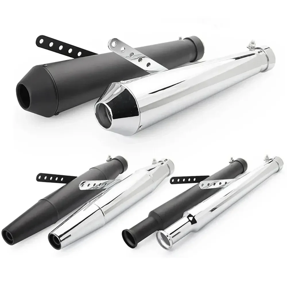 Silencieux de Galvanoplastie Rétro et Classique pour Moto, Accessoire pour Inboulon ber, Bobber, Chopper, Personnalisé, 73