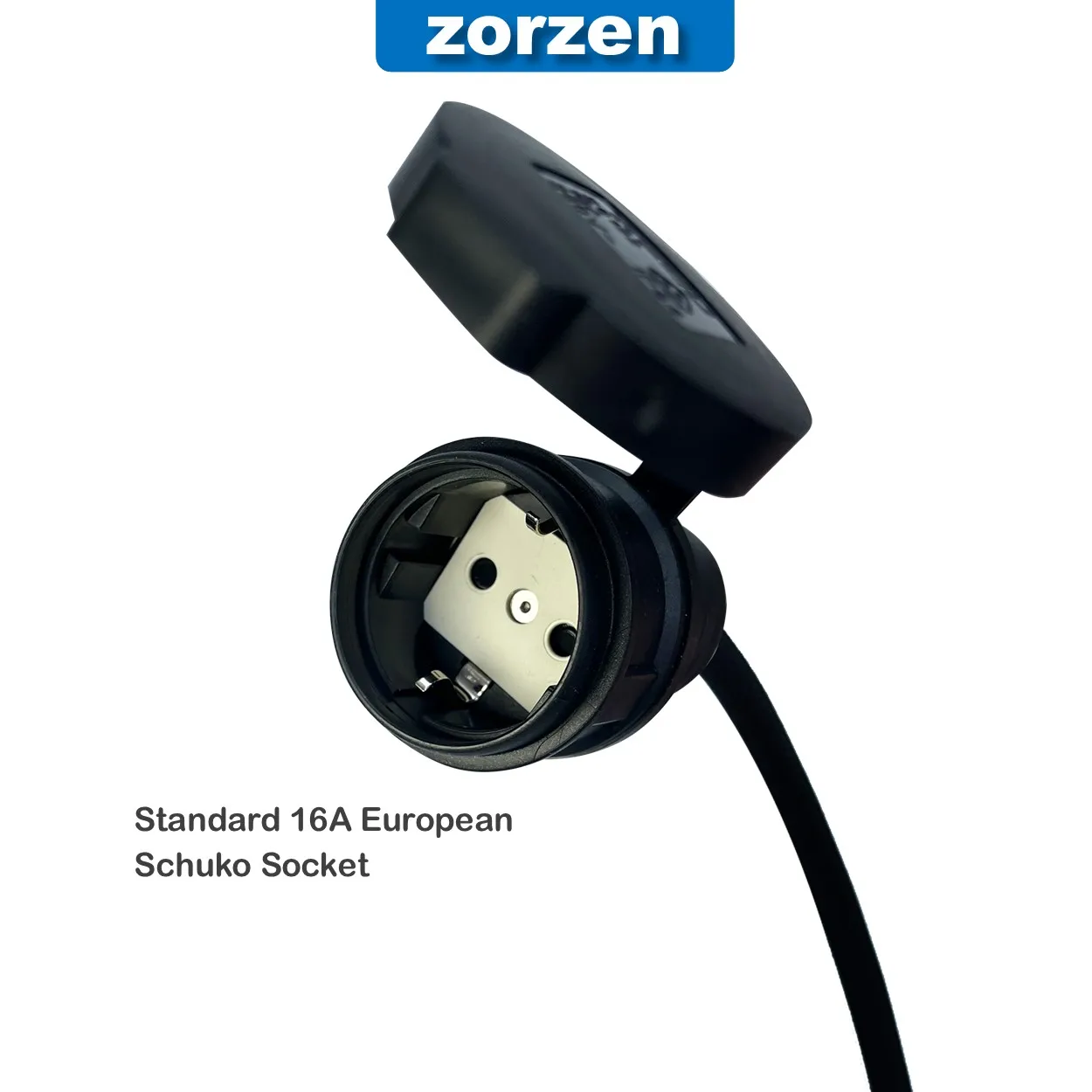 Type2 Schuko 4M 16A Adapter Mennekes Type 2 to European Domestic Socket for Electric Scooters E-Bikes