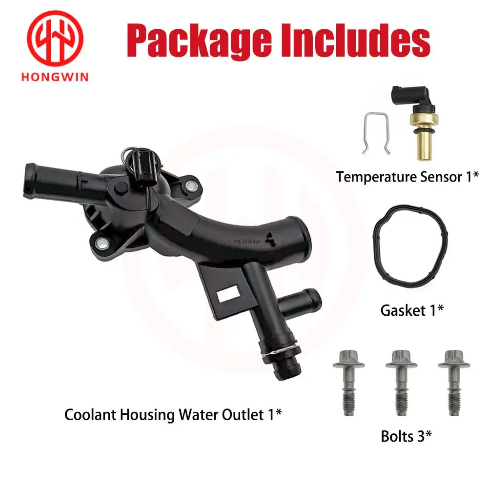 Genuine No.25193922 New Thermostat Housing Water Pump Outlet Fits Chevrolet Cruze Sonic Trax Buick Encore 1.4T 55565334 1338030