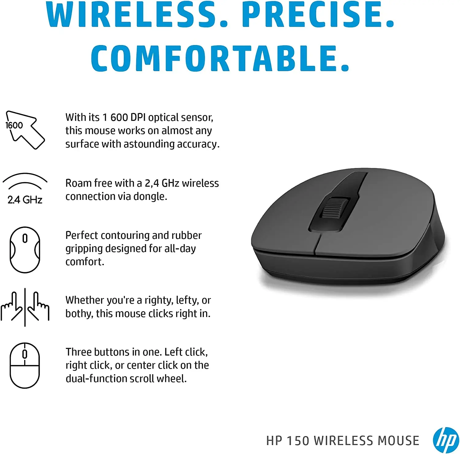 مختبر تفصيلي لفأرة HP 150 اللاسلكية 2S9L1AA: تقييم عملي من مستخدم حقيقي