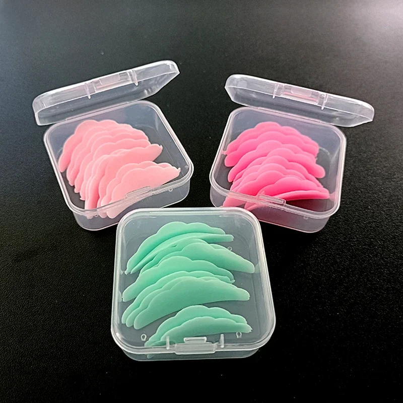 Kit de levage de cils réutilisable, tampon de stratification en Silicone, tiges de permanente de cils 3D, Extension de cils, outil de maquillage, 10 pièces