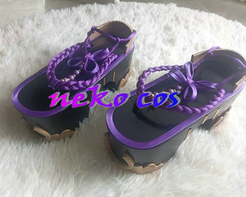 Anime Kantai Collection Musashi clogs　shoes Cosplay Costumes