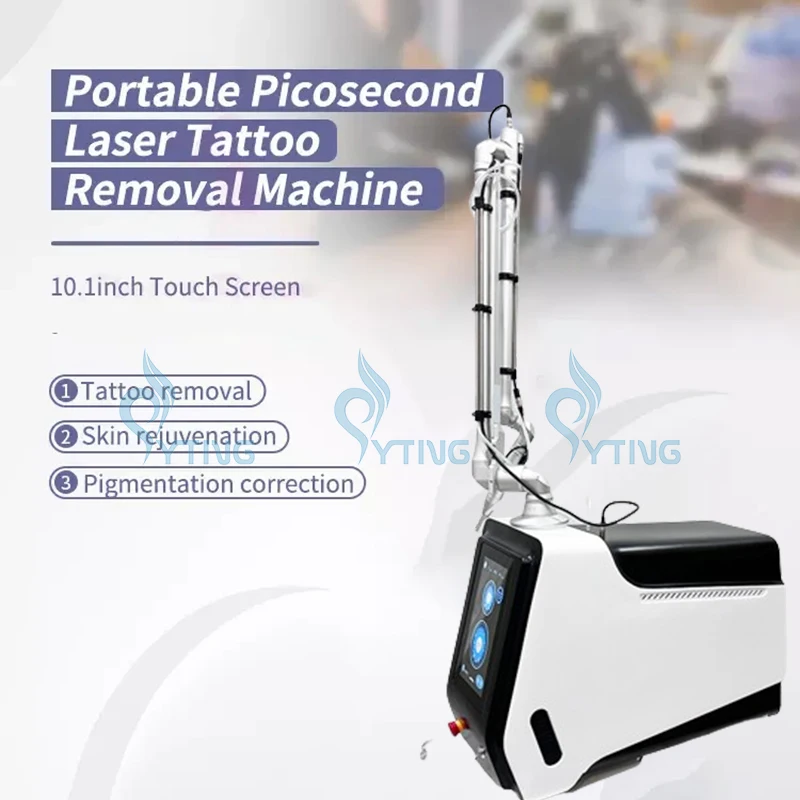 Newest Picosecond Nd Yag Laser Machine Pico Laser Tattoo Removal Freckle Eyeline Remove Pigment Freckle Treatment