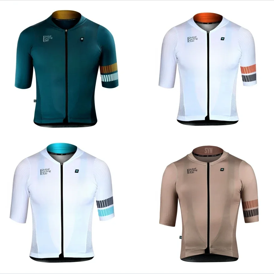 AliExpress rcc syn Aviation material men's short-sleeved cycling jersey 2026 quick-drying breathable competition cycling tops close fitting