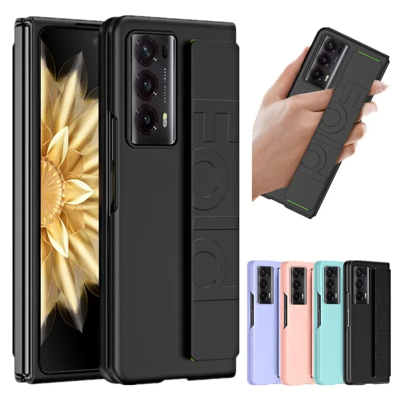 Luksusowe etui z paskiem na nadgarstek do Honor Magic V2 Pokrowiec ochronny na telefon Fundas Coque Capa — zdjęcie produktu 7