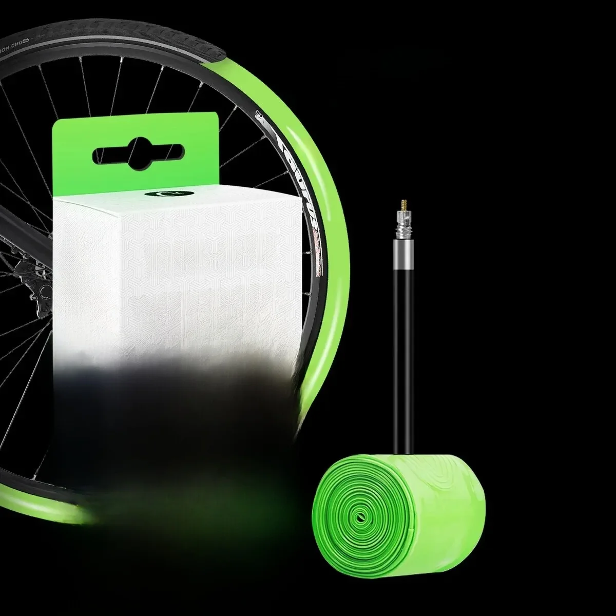 CYCLAMI Ultraleichter 30g Fahrradschlauch aus TPU-Material 700C 18-32 Rennradreifen 45mm 65mm 85mm Länge Französisches Ventil