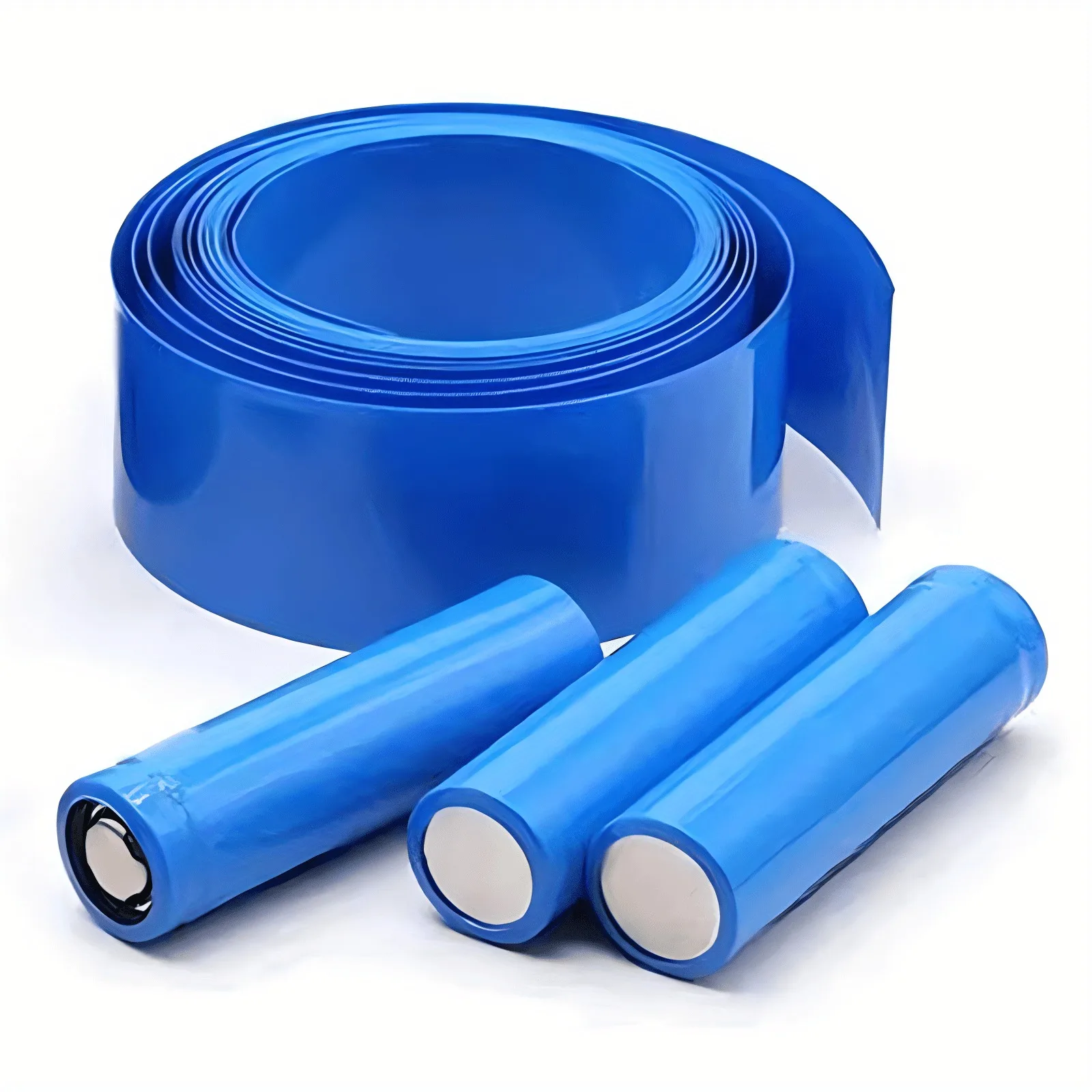 5.0m Blue Pvc Heat Shrink Tube, Suitable for 18650 Lithium Batteries - Capacity of 2.95cm Width, Insulated Film Wrap, 48% Shrink