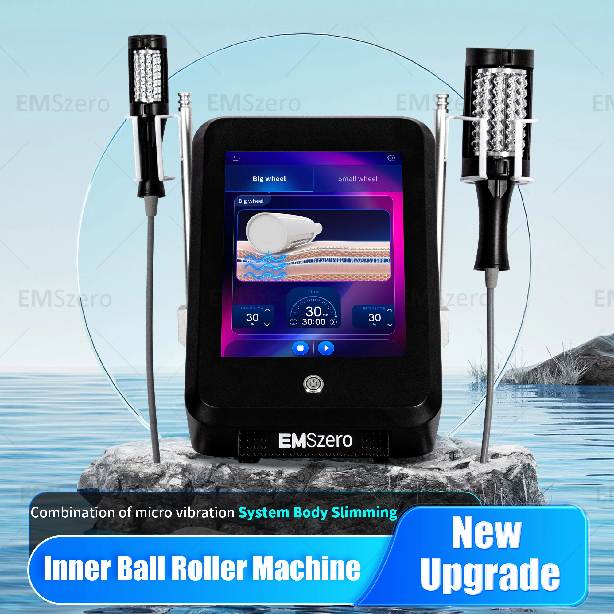 

Professionally Powerful Inner Ball Roller Machine Body Massage RF Fat Burning Lymphatic Drainage Instrument for Commercial