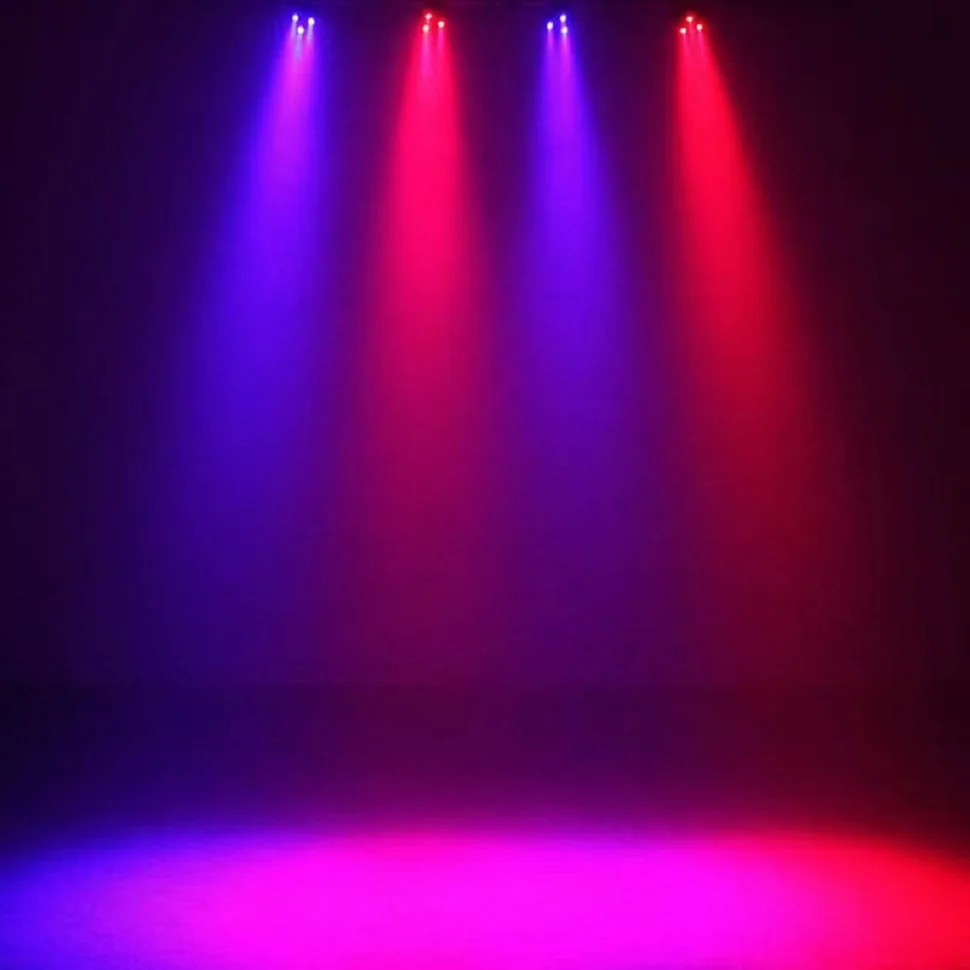 6X3W RGB كامل اللون شقة الاسمية ضوء ديسكو حفلة عطلة عيد الميلاد الزفاف عيد ميلاد الأداء التحكم الصوتي ضوء المرحلة #5