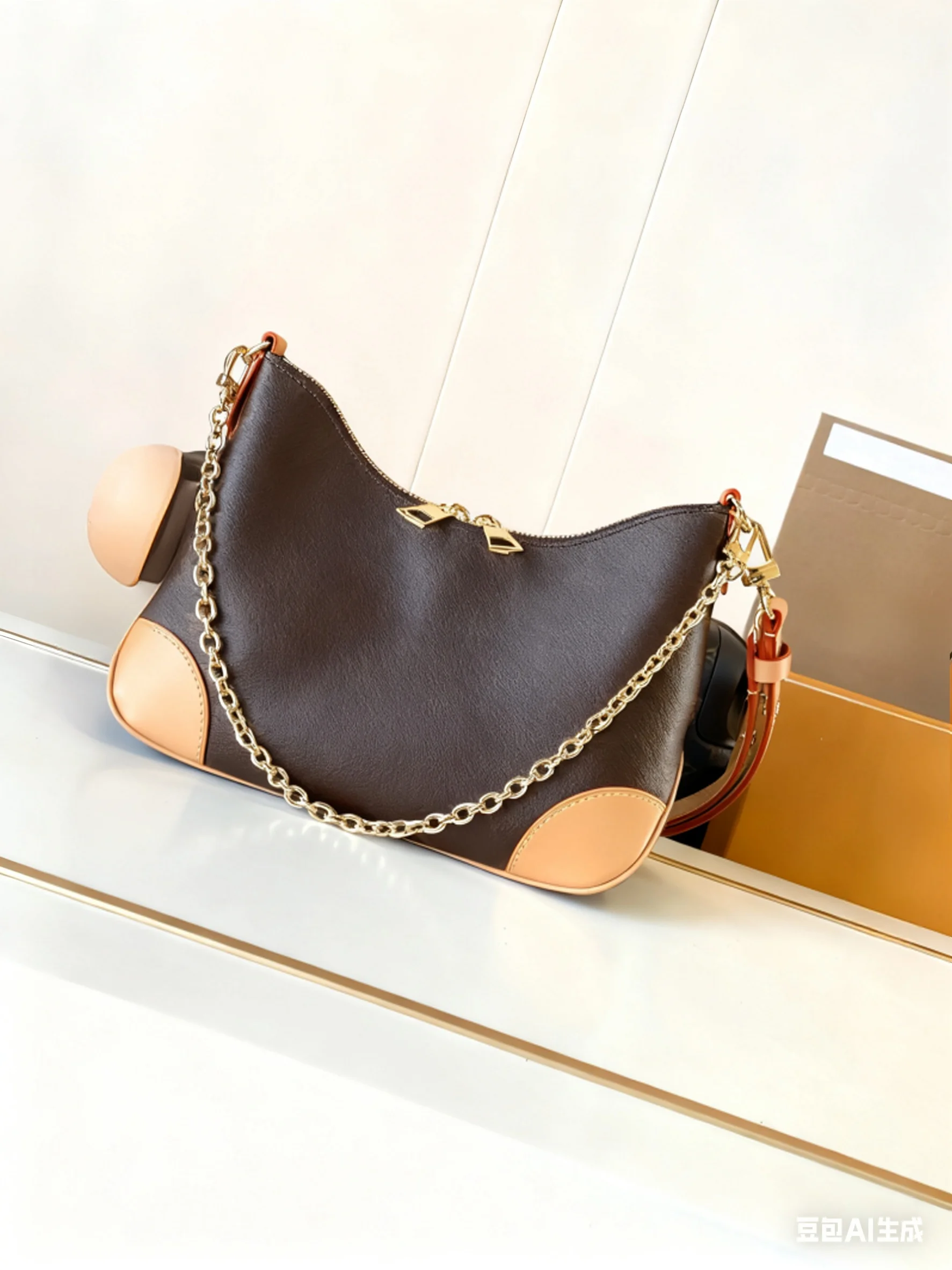 

2025 New Fashionable and Comfortable Christmas Present Handle and Single Zippers Straps Large Capacity Bag