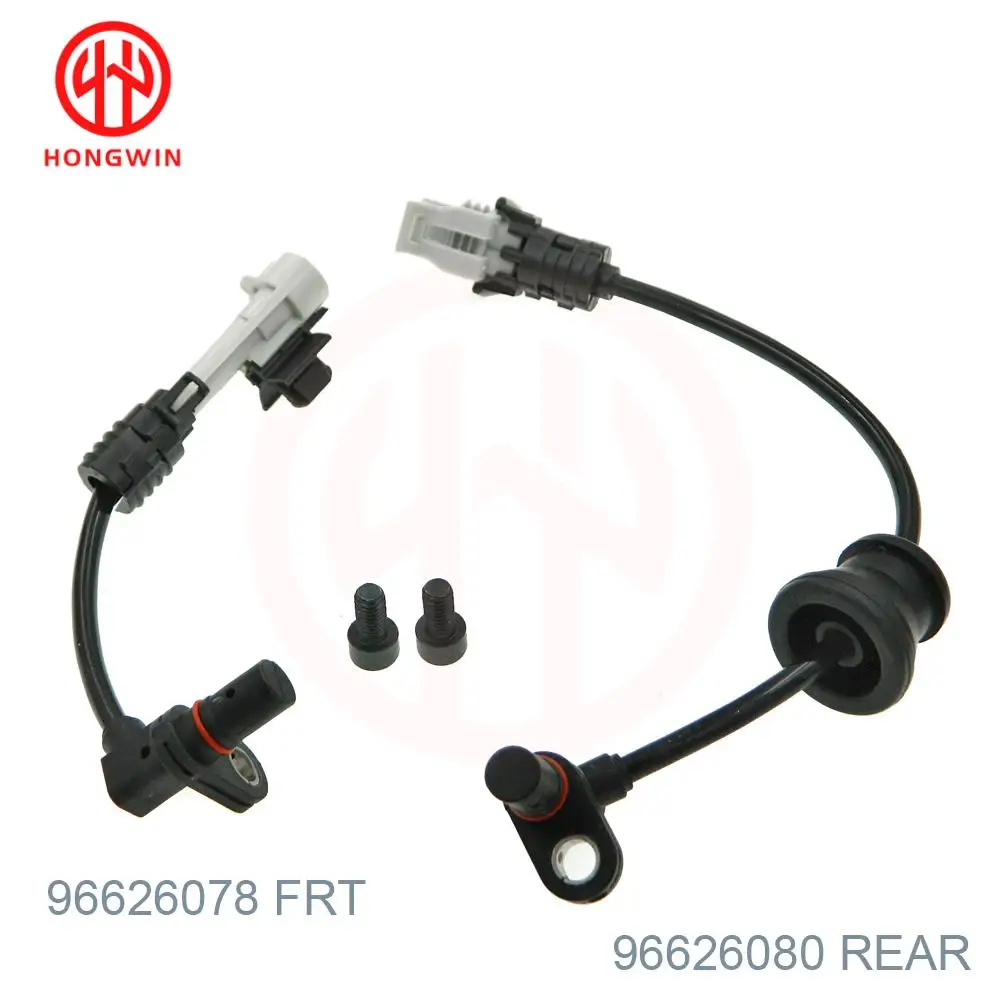 4pcs One Set ABS Wheel Speed Sensor Fits PPontiac Chevrolet Equinox Captiva SSaturn Opel 2007-2013 96626078, 96626080