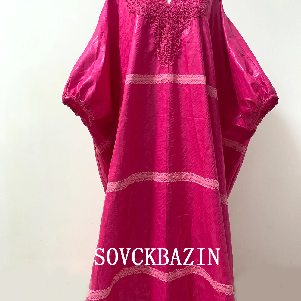 Robe Longue Africaine Originale Bazin Riche avec Écharpe, Dashiki en Dentelle de Tyys Suisse, Tenue de ixTraditionnelle pour Femme