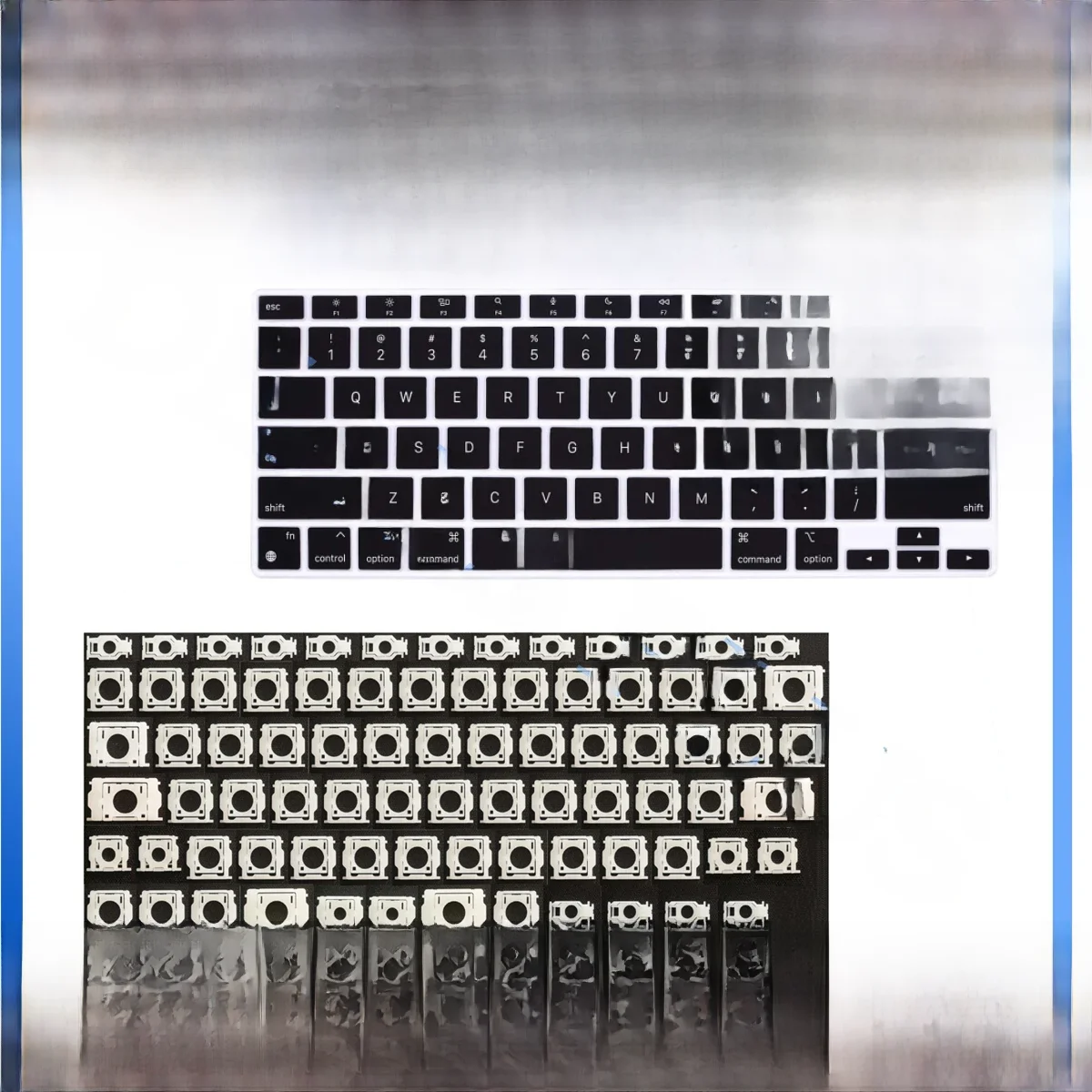 Nowe klawisze A2337 klawisze + klipsy zawiasy zestaw do Macbook Air Retina 13 "M1 A2337 EMC 3598 naprawa klawiatury pod koniec 2020 roku — zdjęcie produktu 7