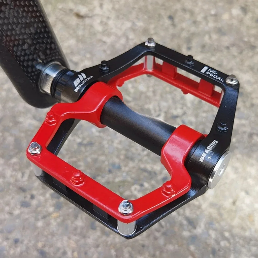 AliExpress shanmashi 2025New Bicycle Pedal Bike Platform Pedal Anti Slip Aluminum alloy Mountain Bike MTB Bicycle Pedal Road Bike Pedals