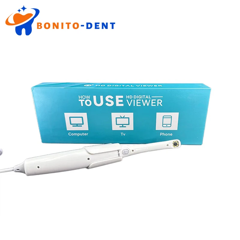 8 luzes LED câmera intraoral saída de TV ferramentas de visualizador oral de alta definição