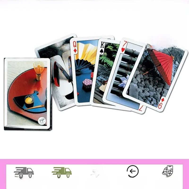 Piatnik, baralho de poker, 55 cartas, ponte, gosto japonês, japão vida, fotografias, cenas