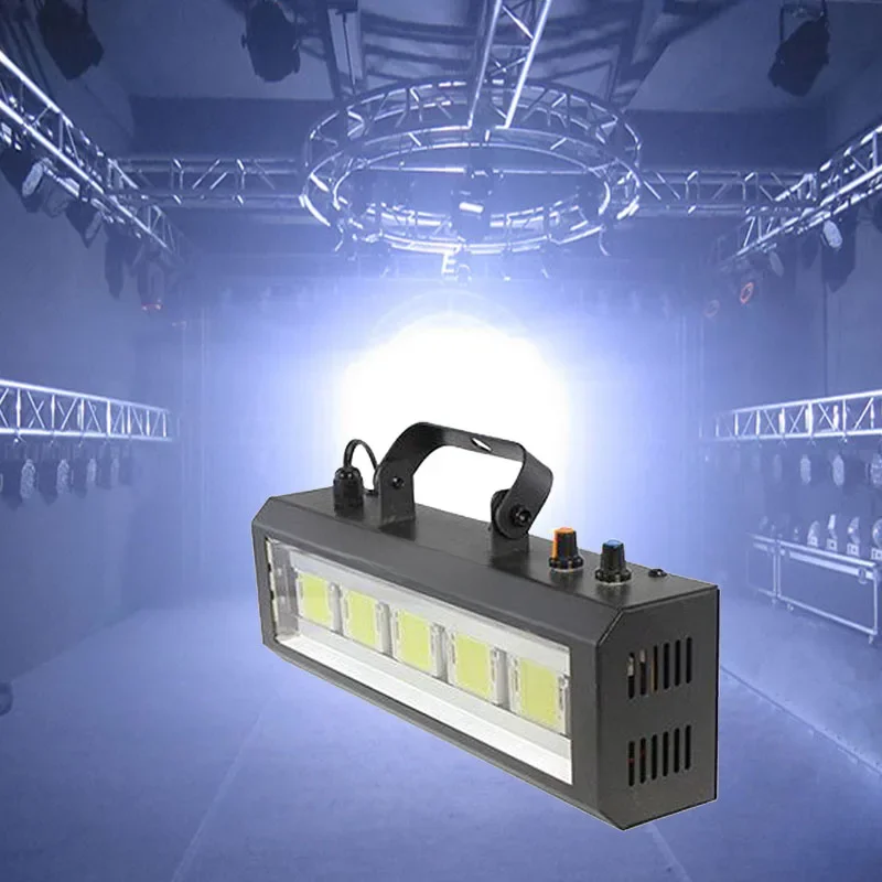 100W LED Stroboscooplicht Geluid/Verstelbare snelheid/Automatische bediening LED Wit Flitslicht Disco Party Home Muziekshow Podiumprojector - afbeelding 2