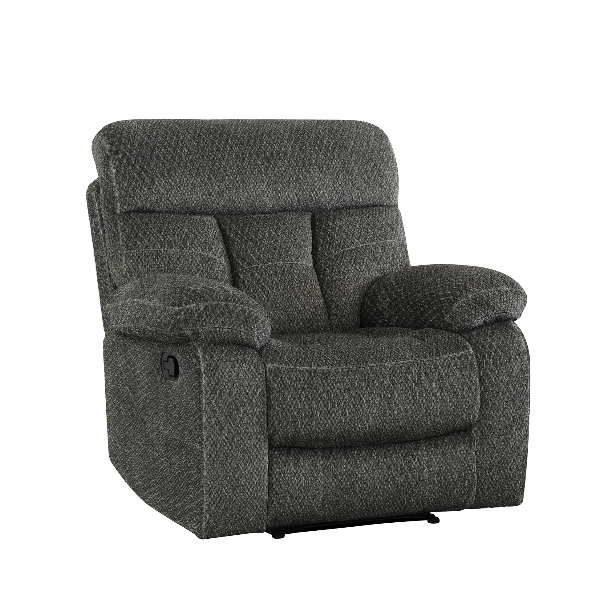 Premium Multi-Functional Smart Sofa - Soft Brown Corduroy Recliner with Dual-Layer Spring Support, Touch Switch & Solid Wood Frame - Adjustable Backrest (110-115 Degrees) for Living Room
