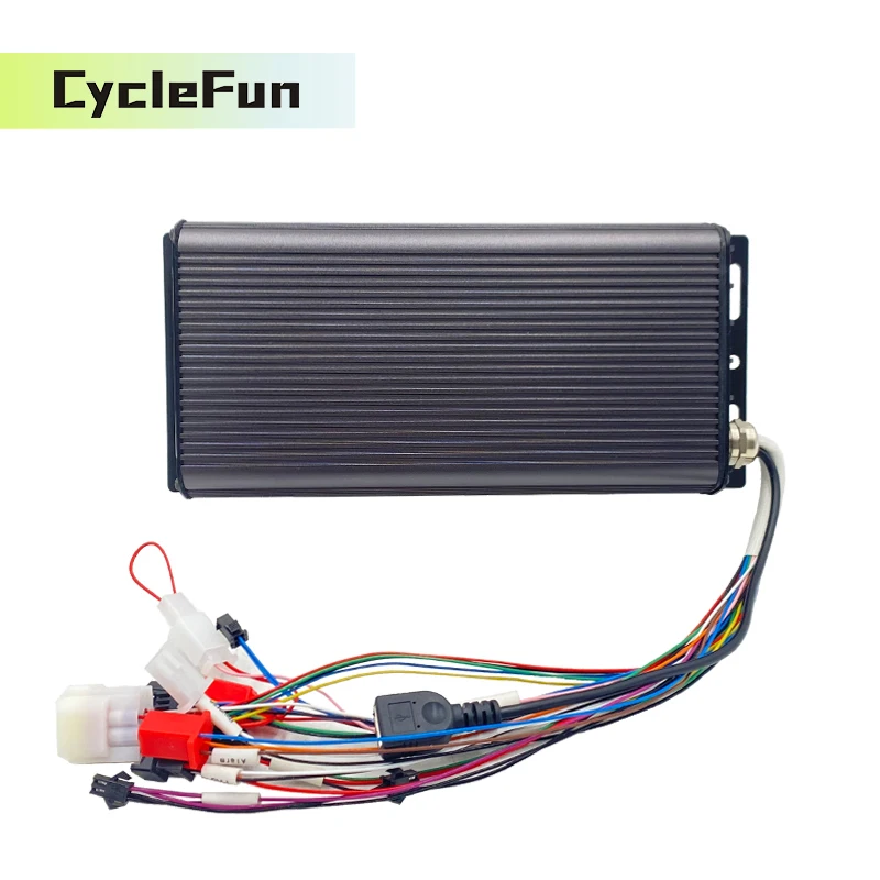 

Sabvoton SVMC72100-APT V2 72V DC 100A Phase 250A 2000W Brushless DC Controller with Hall Sensor Electric Bicycle Accessories