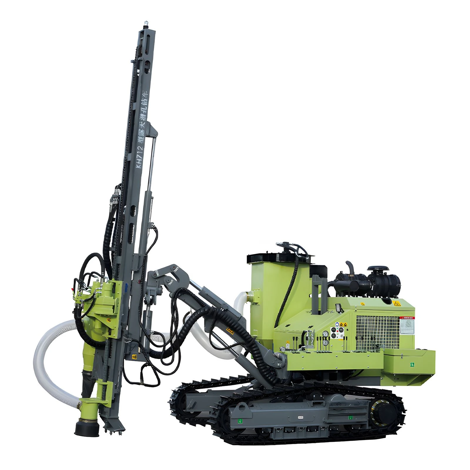 DTH Ground Drilling Rig Driver Pile Blasthole Drilling Rig mit Luftkompressor-Mining-Maschinen