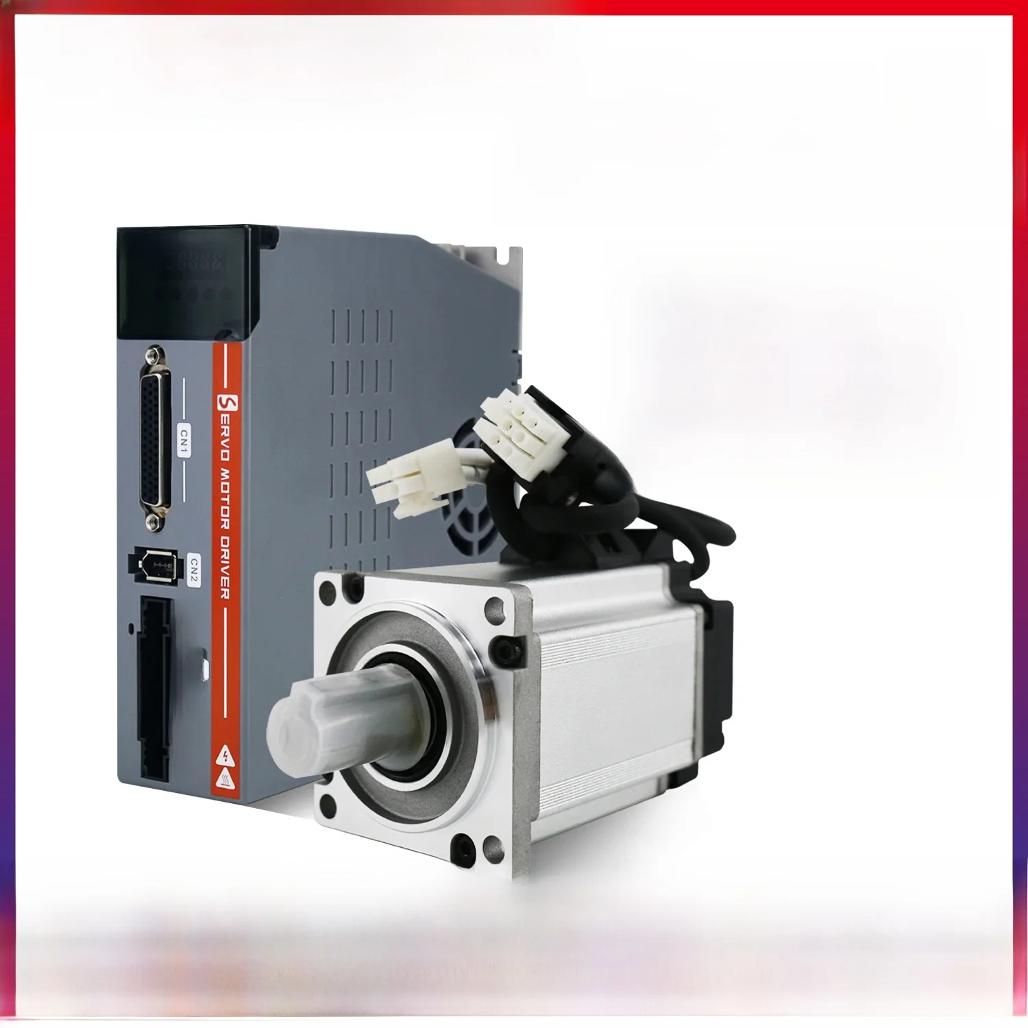 Lichuan A5 200W 400W 600W AC servomotor met drive 60st 3000rpm 17bit 23bit incrementele absolute encoder motor voor CNC machine - afbeelding 2