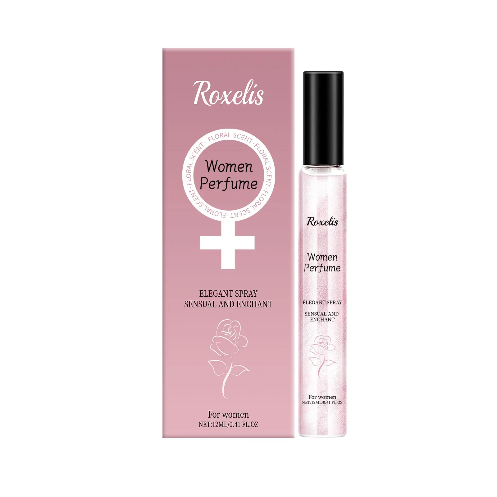 Roxelis 12ml Light Floral Perfume For Women Lasting Fragrance Atmosphere Refreshing Body Natural Charming Desert Rose Perfume_voghion.com